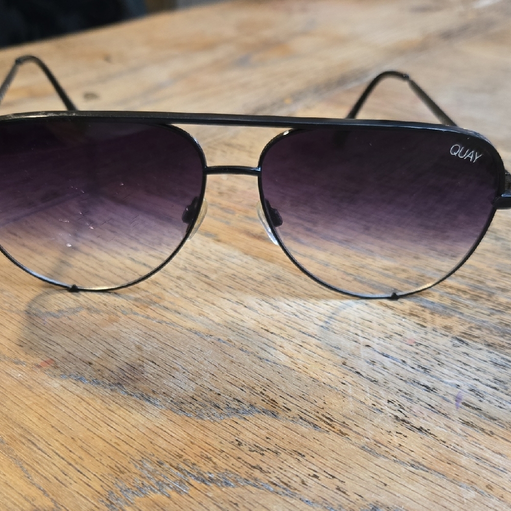 Quay Black Gradient Sunglasses